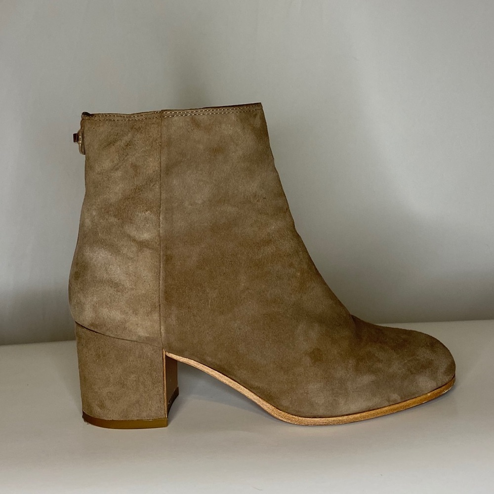 Coach Bonnie Suede Block Heel Booties - Picture 4 of 16